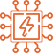 electronic Circuit Icon for Electronic Detection